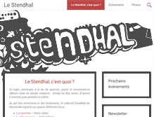 Tablet Screenshot of lestendhal.net